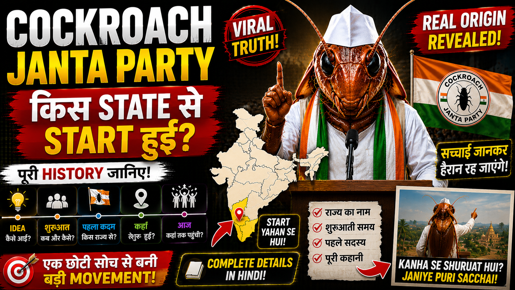 Cockroach Janta Party Kis State Se Start Hui