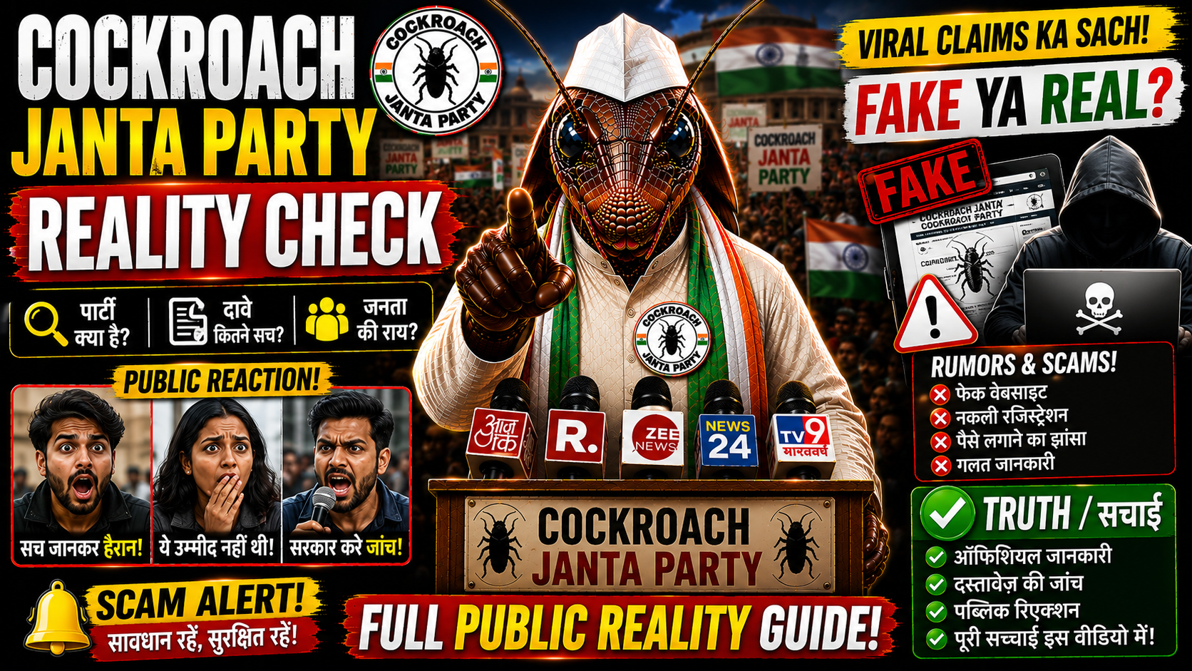 Cockroach Janta Party Reality Check