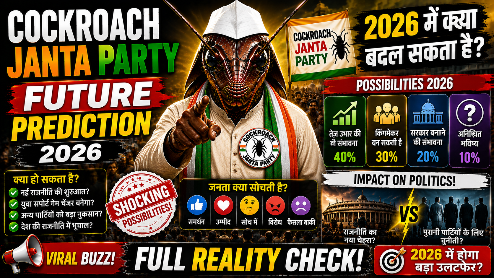 Cockroach Janta Party Future Prediction